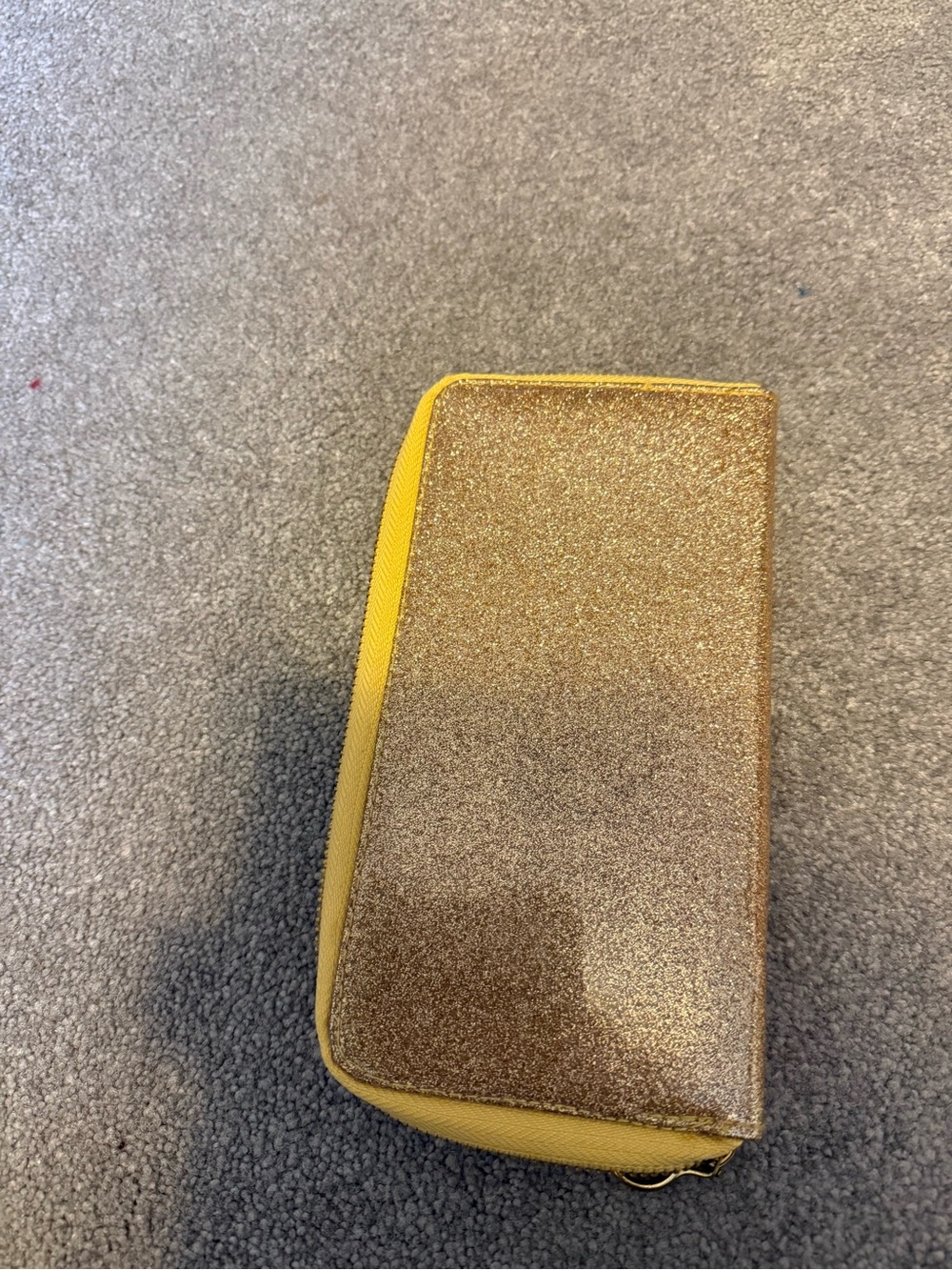 Glitter Zip Wallet Case - Gold - Picture 4 of 5